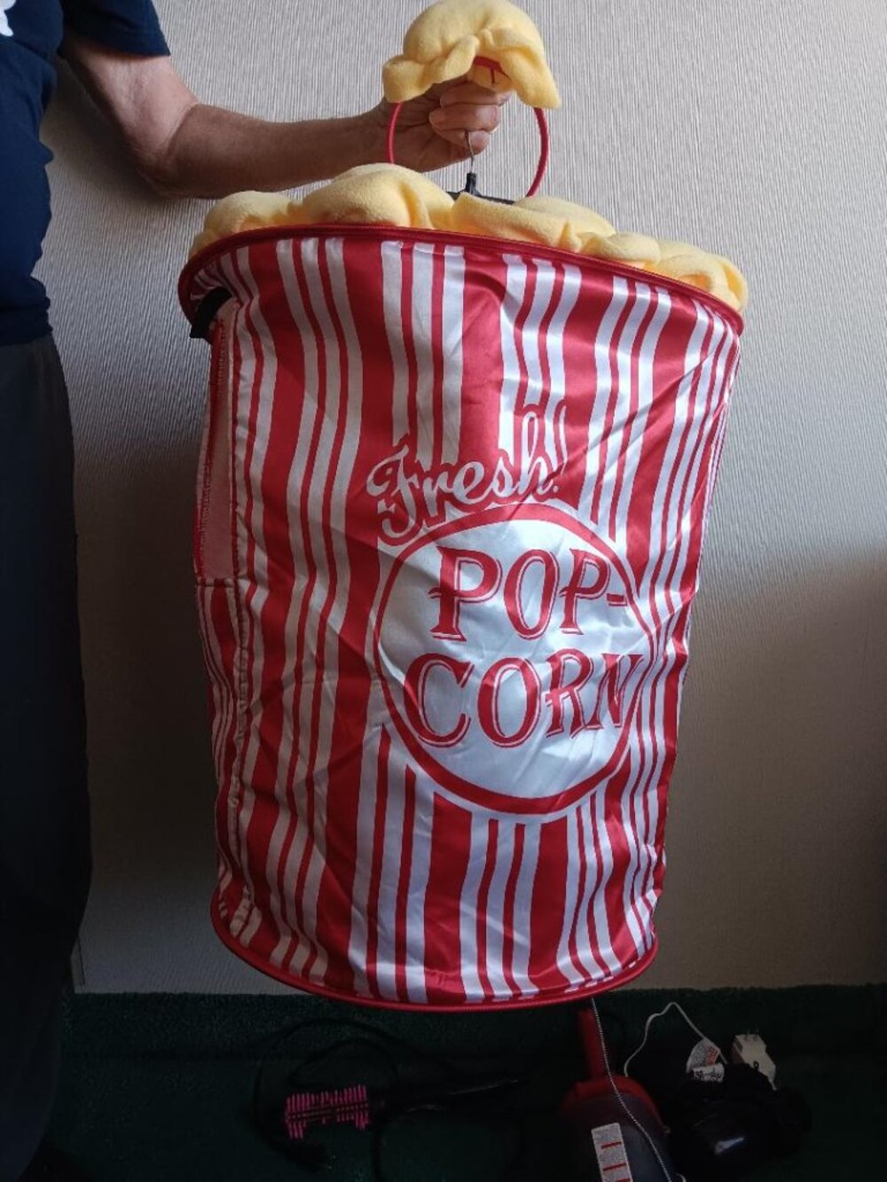 Child Fun of a Kind 2 Pc Popcorn Bucket Halloween Costume Size 4 - 10